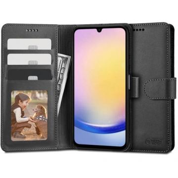 Husa pentru Samsung Galaxy A25 A256, Tech-Protect, Wallet, Neagra