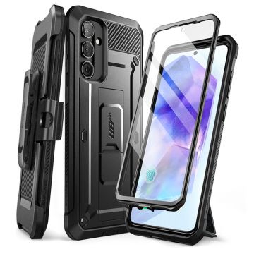 Husa pentru Samsung Galaxy A55 5G, Supcase Unicorn Beetle Pro, Black