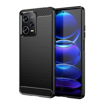 Husa pentru Xiaomi Redmi Note 13 Pro+, OEM, Carbon Pro, Neagra