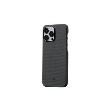 Husa Pitaka MagEZ 3 Aramida 600D, MagSafe iPhone 14 Pro Max (Negru)