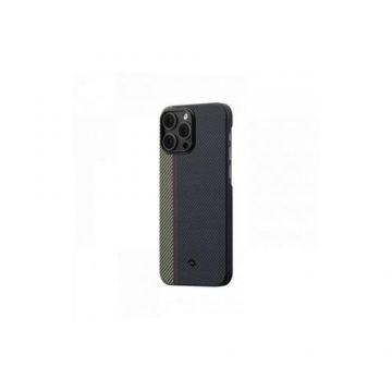 Husa Pitaka MagEZ 3 Aramida MagSafe Overture iPhone 14 Pro (Negru)