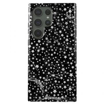 Husa Protectie Spate Burga Dual Layer Starry Night pentru Samsung Galaxy S23 Ultra (Negru)