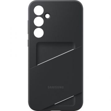 Husa Protectie Spate Samsung EF-OA356TBEGWW pentru Samsung Galaxy A35 5G A356, Slot Card (Negru)