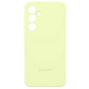 Husa Protectie Spate Samsung Silicone Case EF-PA556TMEGWW pentru Samsung Galaxy A55 (Verde deschis)
