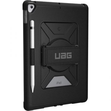 Husa UAG Metropolis Handstrap, iPad 10.2 inch (7th, 8th Gen, 9th Gen) (Negru)