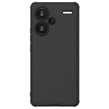 Husa de protectie telefon Frosted Pro compatibila cu Xiaomi Redmi Note 13 Pro+ 5G, Negru - ES01995