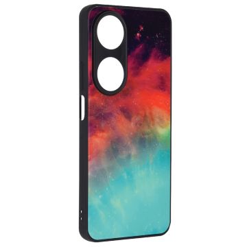 Husa pentru Honor X7b / X7b 5G / 90 Smart, Tech Glass, Glaze, Fiery Ocean