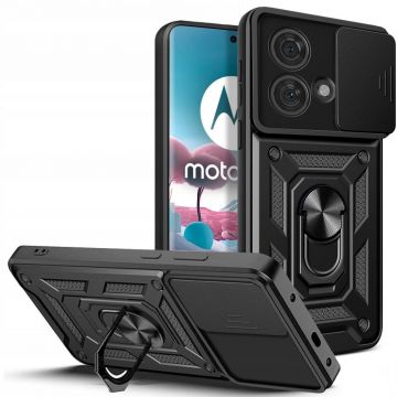 Husa Tech-Protect Camshield Pro pentru Motorola Edge 40 Neo Negru