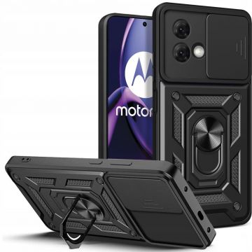 Husa Tech-Protect Camshield Pro pentru Motorola Moto G84 5G Negru