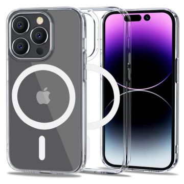 Husa Tech-Protect FlexAir Hybrid MagSafe pentru Apple iPhone 14 Pro Max Transparent