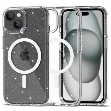 Husa Tech-Protect FlexAir Hybrid MagSafe pentru Apple iPhone 15 Plus Transparent