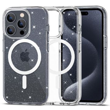 Husa Tech-Protect FlexAir Hybrid MagSafe pentru Apple iPhone 15 Pro Max Transparent