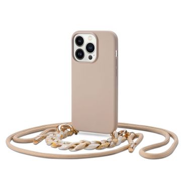 Husa Tech-Protect Icon Chain pentru Apple iPhone 14 Pro Beige