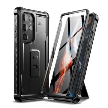 Husa Tech-Protect Kevlar Pro pentru Samsung Galaxy S23 Ultra Negru