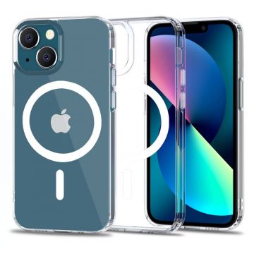 Husa Tech-Protect Magmat MagSafe pentru Apple iPhone 13 Transparent