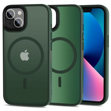 Husa Tech-Protect Magmat MagSafe pentru Apple iPhone 13 Verde Mat