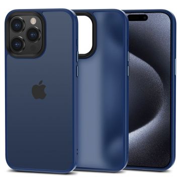 Husa Tech-Protect Magmat pentru Apple iPhone 15 Pro Matte Albastru inchis