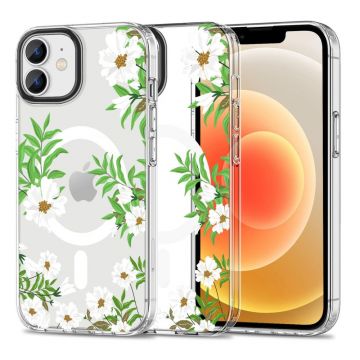 Husa Tech-Protect Magmood MagSafe pentru Apple iPhone 12/12 Pro Spring Daisy