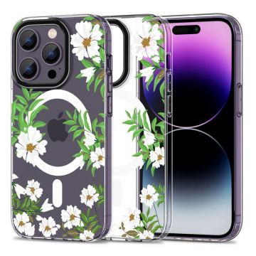 Husa Tech-Protect Magmood MagSafe pentru Apple iPhone 14 Pro Max Spring Daisy