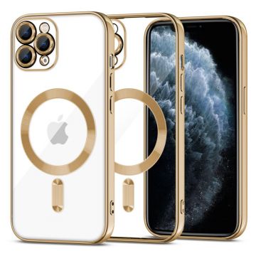 Husa Tech-Protect Magshine MagSafe pentru Apple iPhone 11 Pro Auriu