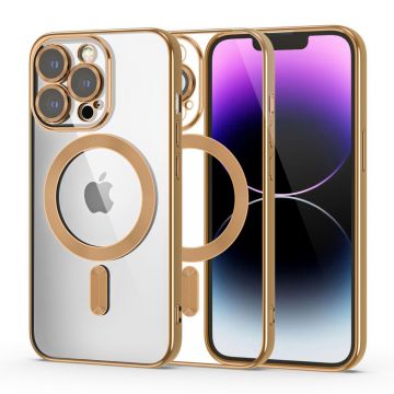 Husa Tech-Protect Magshine MagSafe pentru Apple iPhone 14 Pro Auriu