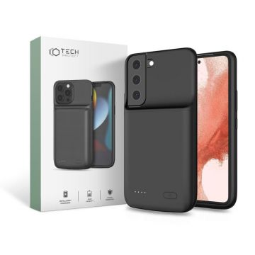 Husa Tech-Protect Powercase 4700 mAh pentru Samsung Galaxy S22 Negru