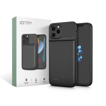 Husa Tech-Protect Powercase 4800 mAh pentru Apple iPhone 12/12 Pro Negru