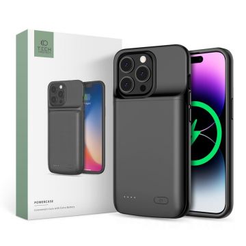 Husa Tech-Protect Powercase 4800 mAh pentru Apple iPhone 14/14 Pro Negru