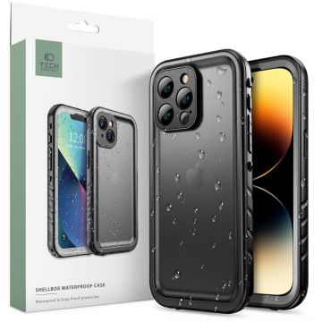 Husa Tech-Protect Shellbox Ip68 pentru Apple iPhone 14 Pro Negru