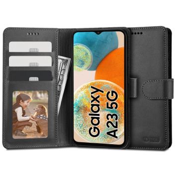 Husa Tech-Protect Wallet Wallet pentru Samsung Galaxy A23 5G Negru
