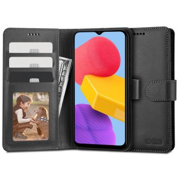 Husa Tech-Protect Wallet Wallet pentru Samsung Galaxy M13 Negru