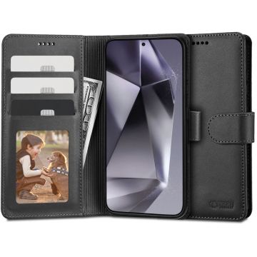Husa Tech-Protect Wallet Wallet pentru Samsung Galaxy S24+ Plusâ Negru