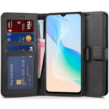 Husa Tech-Protect Wallet Wallet pentru Vivo Y33S Negru