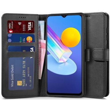 Husa Tech-Protect Wallet Wallet pentru Vivo Y72 5G Negru