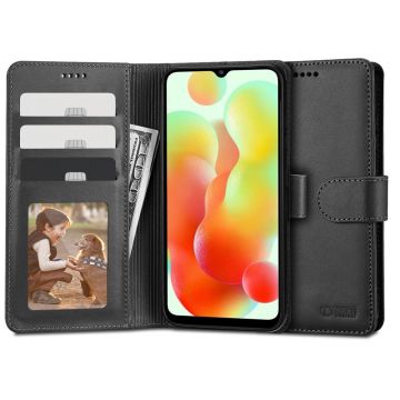 Husa Tech-Protect Wallet Wallet pentru Xiaomi Redmi 12C Negru