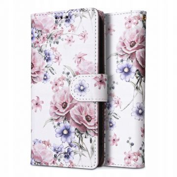 Husa Tech-Protect Wallet Wallet pentru Xiaomi Redmi Note 12 4G/LTE Flori