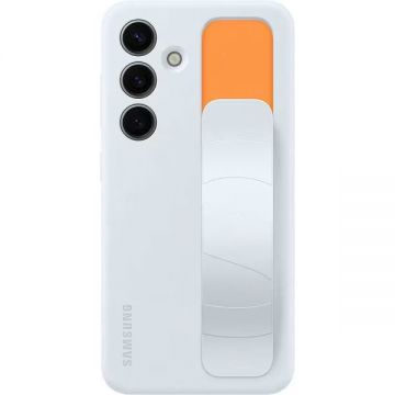 Husa telefon Samsung pentru Galaxy S24, Standing Grip Case, Albastru