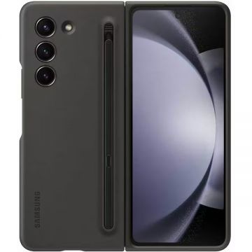 Husa telefon Samsung pentru Galaxy Z Fold5, Slim S-Pen, Gri
