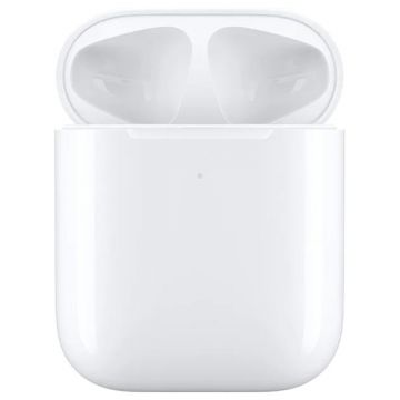 Carcasa de incarcare wireless Apple pentru Apple Aipods 1/2, mr8u2zm/a, Alb