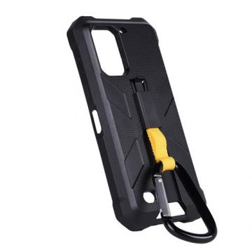Carcasa de protectie pentru Ulefone Armor 7 / 7E, cu clema si carabina (Negru)