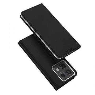 Husa Book Cover Dux Ducis Skin Pro pentru Xiaomi Redmi Note 13 Pro+ (Negru)