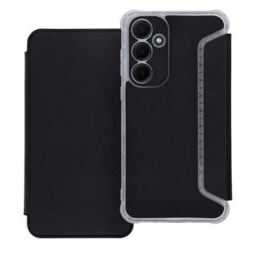 Husa Book Cover OEM Piano pentru Samsung Galaxy A55 5G A556, Piele Ecologica (Negru)