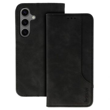 Husa Book Cover Wonder Prime pentru Motorola Edge 40 Neo (Negru)