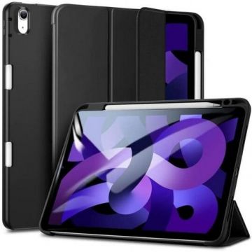 Husa de protectie tableta ESR, Rebound Pencil, Spatiu depozitare Pen, Pentru Apple iPad AIR 4 2020/ AIR 5 2022, Negru