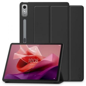 Husa de protectie tableta Tech-Protect, Smartcase pentru Lenovo TAB P12 12.7 TB-370, Negru