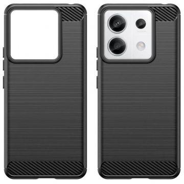 Husa Protectie Spate Lemontti LEMHCPXRN13PN Carbon Pro pentru Xiaomi Redmi Note 13 Pro 5G (Negru)