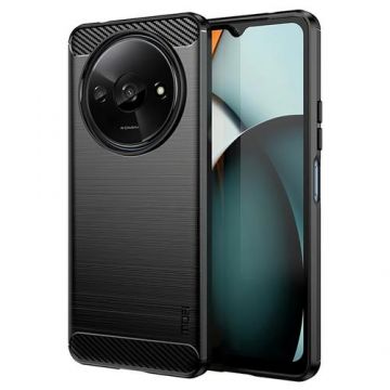Husa Protectie Spate OEM Carbon Pro pentru Xiaomi Redmi A3 (Negru)