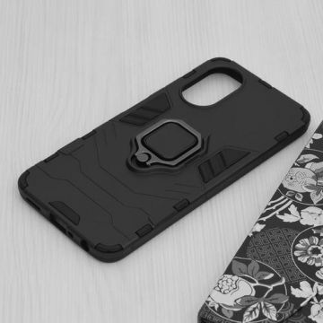 Husa Silicon Shield Lemontti Oppo A38 / A18, Negru