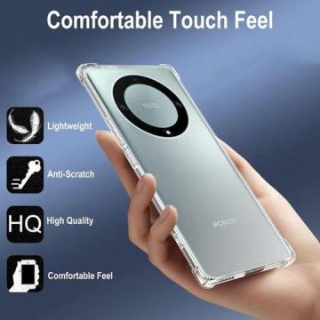 Husa Silicon Shockproof Lemontti Honor Magic6 Lite, Transparent