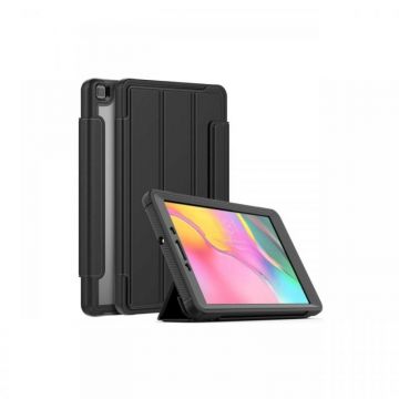 Husa Tableta Samsung Galaxy Tab A 2019 8 inch Lemontti Flip Smart Leather Case Black